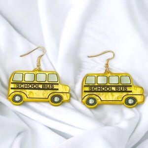 School Bus Driver Dangle Earrings - Show Your Love on the Road! 🚌 NWT